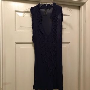 Knit top low breast line